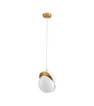 Single pendant lamps -  Step Into Design ORBITA pendant lamp white gold 25 cm DP0067-250 - product 5