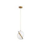Single pendant lamps -  Step Into Design ORBITA pendant lamp white gold 25 cm DP0067-250 - product 6