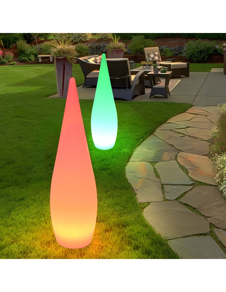 Portable garden lamps -  Step Into Design GHOST LED RGBW standing ghost garden lamp 16 colors 80 cm ES-DC001. - product kolory-swiatla.pl 2