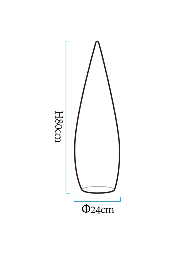 Portable garden lamps -  Step Into Design GHOST LED RGBW standing ghost garden lamp 16 colors 80 cm ES-DC001. - product kolory-swiatla.pl 8