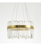 Glamour pendant lamps -  Step Into Design ROYAL LED crystal pendant lamp gold 50 cm ST-1088-50 - product 2