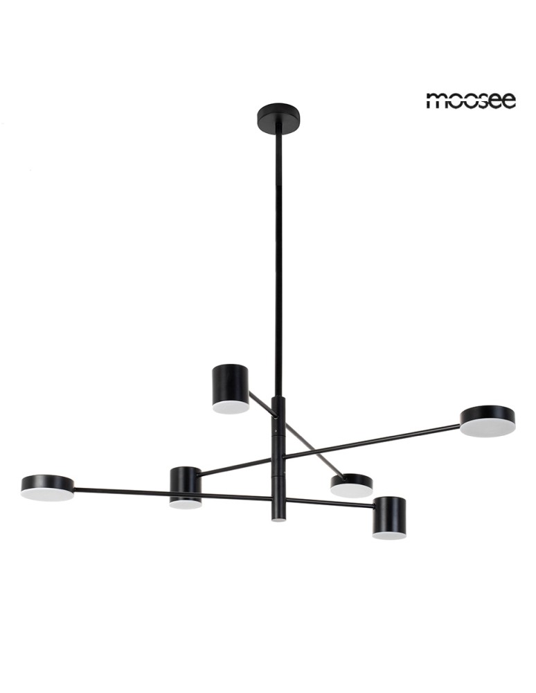 LED pendant lamps - MOOSEE PIAZETTA pendant lamp black (MSE1501100140) - product kolory-swiatla.pl 1
