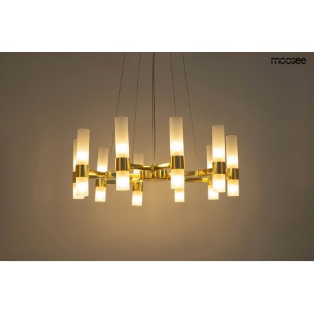 MOOSEE lampa wisząca TUBS 10 złota (MSE1501100456)