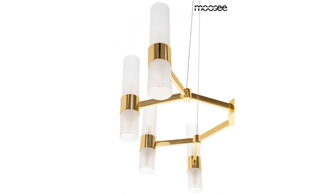 MOOSEE lampa wisząca TUBS 10 złota (MSE1501100456)