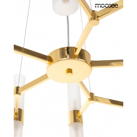 MOOSEE lampa wisząca TUBS 10 złota (MSE1501100456)