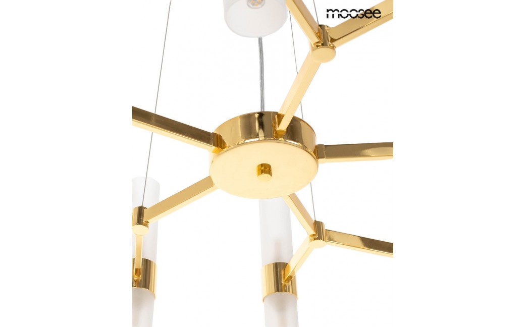 MOOSEE lampa wisząca TUBS 10 złota (MSE1501100456)