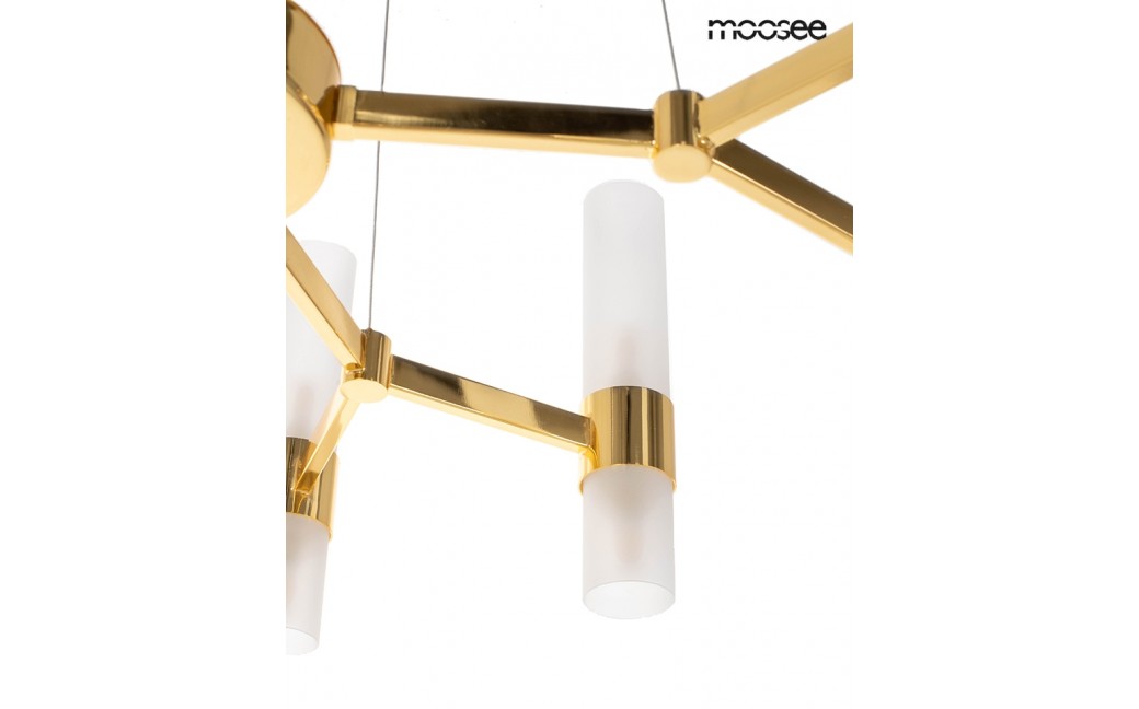 MOOSEE lampa wisząca TUBS 10 złota (MSE1501100456)