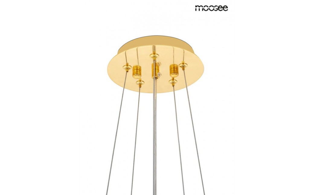 MOOSEE lampa wisząca TUBS 10 złota (MSE1501100456)