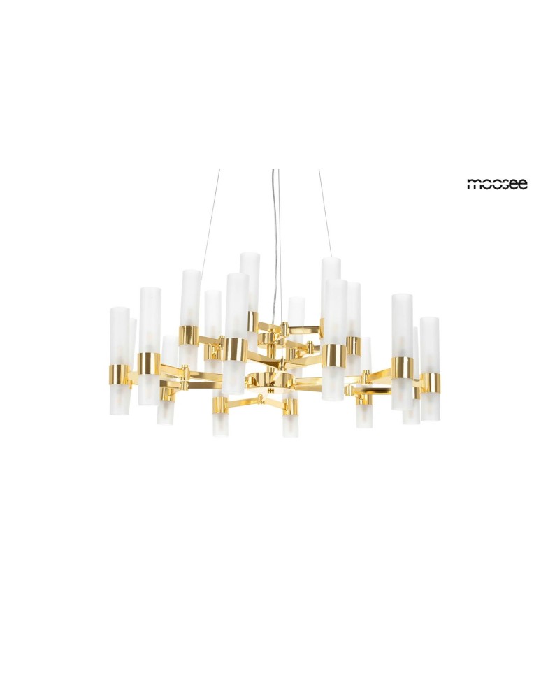 Modern pendant lamps - MOOSEE TUBS 18 gold pendant lamp (MSE1501100457) - product kolory-swiatla.pl 1