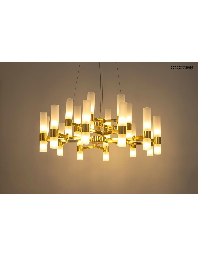 Modern pendant lamps - MOOSEE TUBS 18 gold pendant lamp (MSE1501100457) - product kolory-swiatla.pl 2