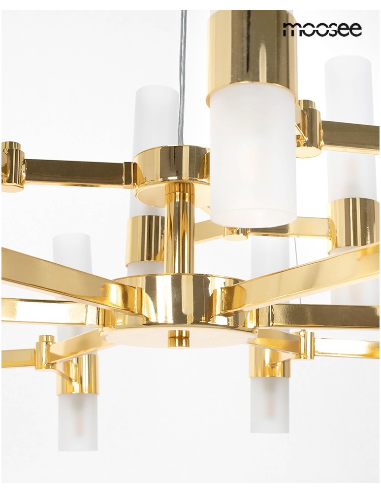 Modern pendant lamps - MOOSEE TUBS 18 gold pendant lamp (MSE1501100457) - product kolory-swiatla.pl 5