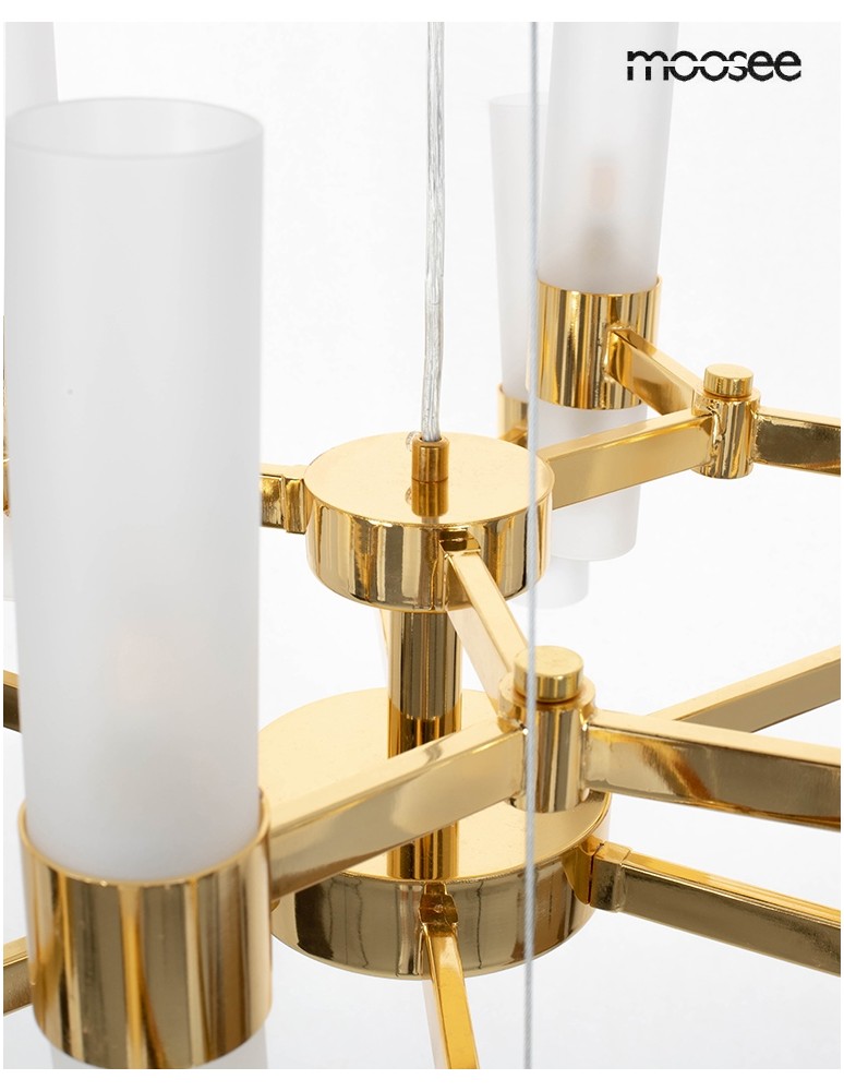Modern pendant lamps - MOOSEE TUBS 18 gold pendant lamp (MSE1501100457) - product kolory-swiatla.pl 6