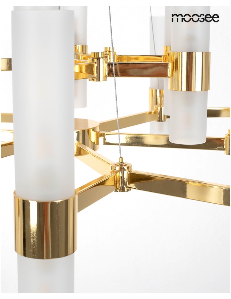 Modern pendant lamps - MOOSEE TUBS 18 gold pendant lamp (MSE1501100457) - product kolory-swiatla.pl 7