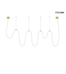 Designer pendant lamps - MOOSEE LASSO 800 Smart gold pendant lamp (MSE1501100495) - product 7
