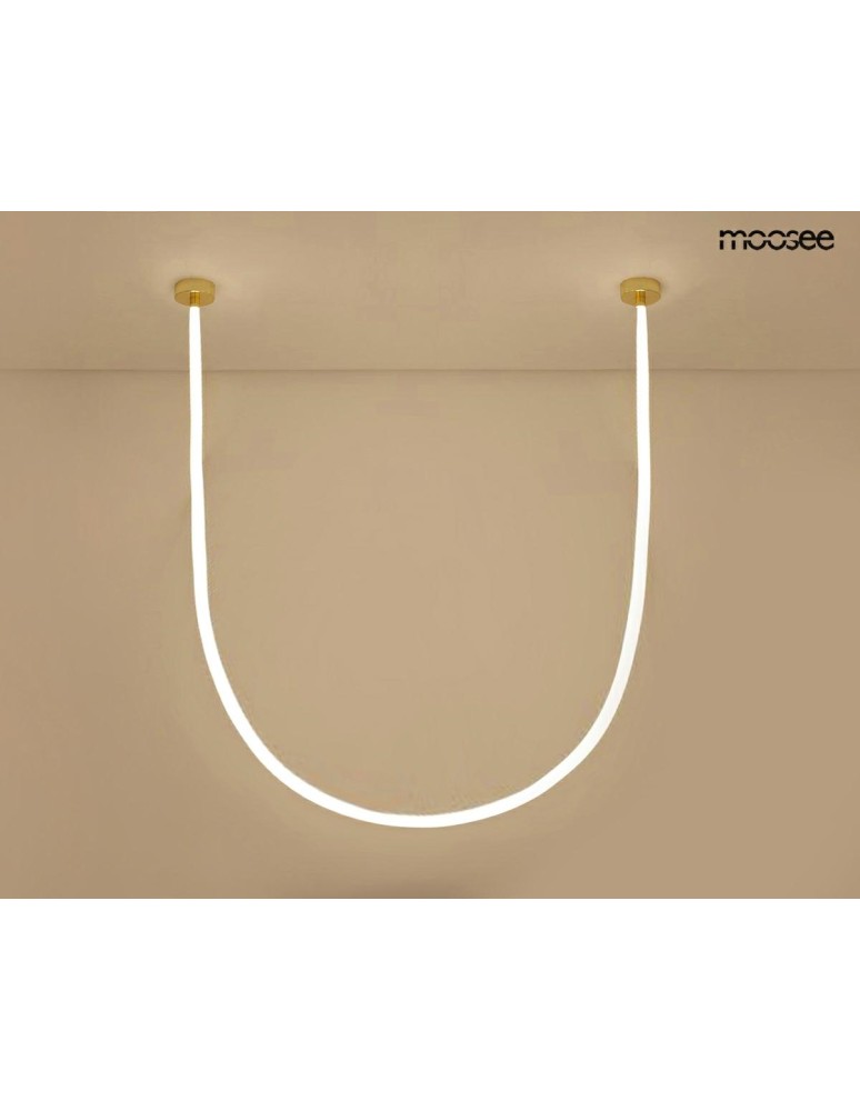 Designer pendant lamps - MOOSEE LASSO 1000 Smart gold pendant lamp (MSE1501100496) - product kolory-swiatla.pl 2