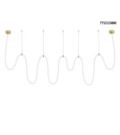 Designer pendant lamps - MOOSEE LASSO 1000 Smart gold pendant lamp (MSE1501100496) - product 7
