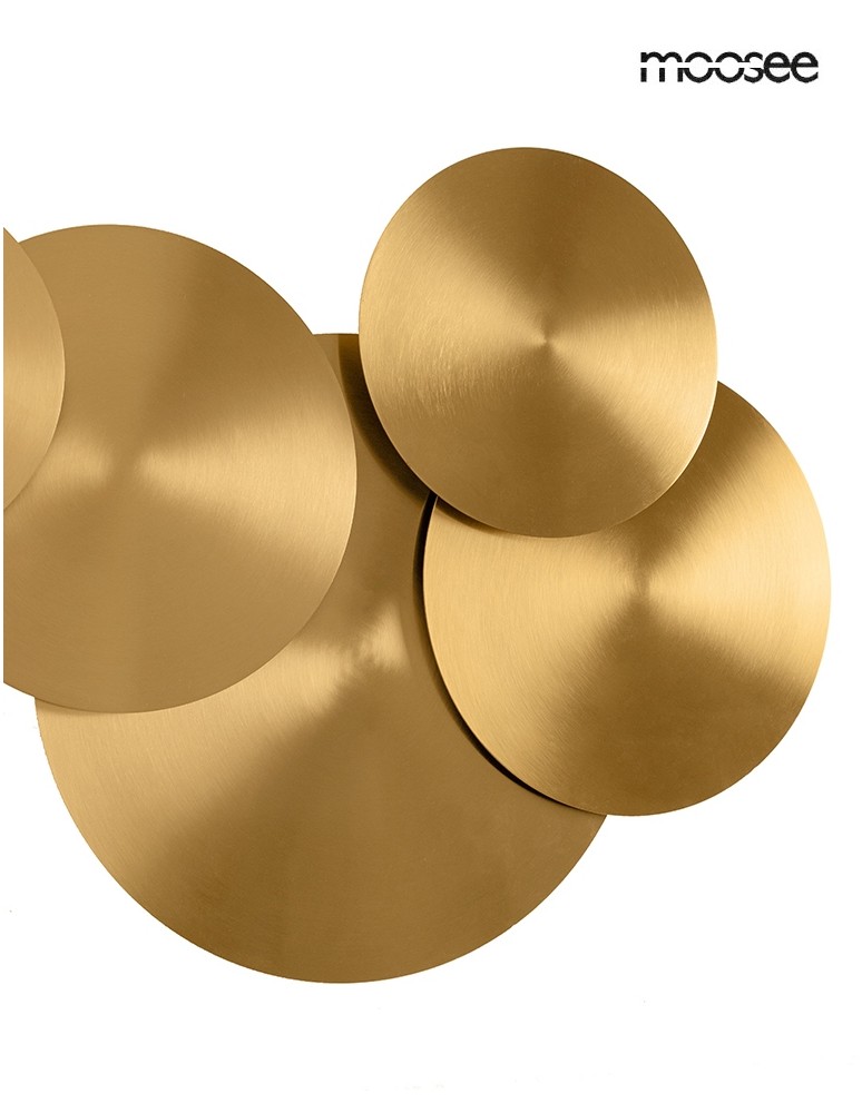 Modern wall lamps - MOOSEE SCUDO gold wall lamp (MSE1501100148) - product kolory-swiatla.pl 3