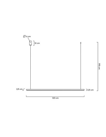 MOOSEE lampa wisząca LINUS 120 złota (MSE1501100421) - produkt 2
