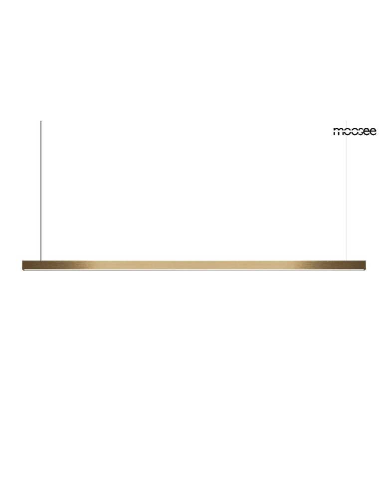 Pendant lamps over the island - MOOSEE LINUS 120 gold pendant lamp (MSE1501100421) - product kolory-swiatla.pl 4
