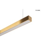 Pendant lamps over the island - MOOSEE LINUS 120 gold pendant lamp (MSE1501100421) - product 5