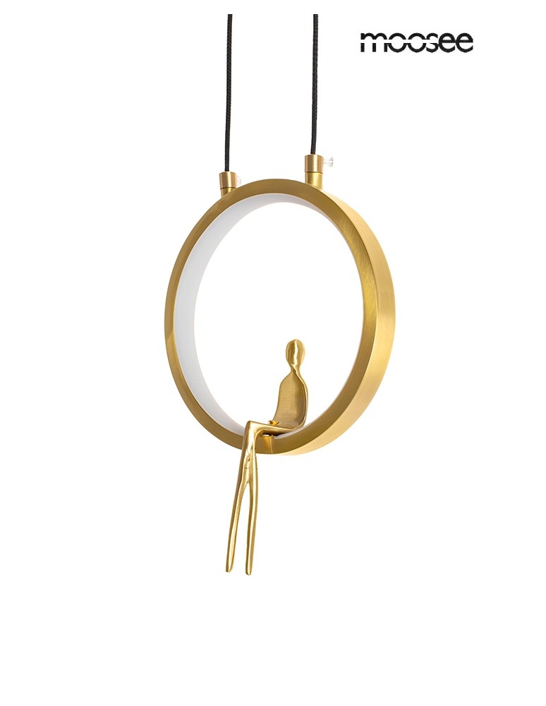 Designer pendant lamps - MOOSEE BOY CIRCLE gold pendant lamp (MSE1501100461) - product kolory-swiatla.pl 1