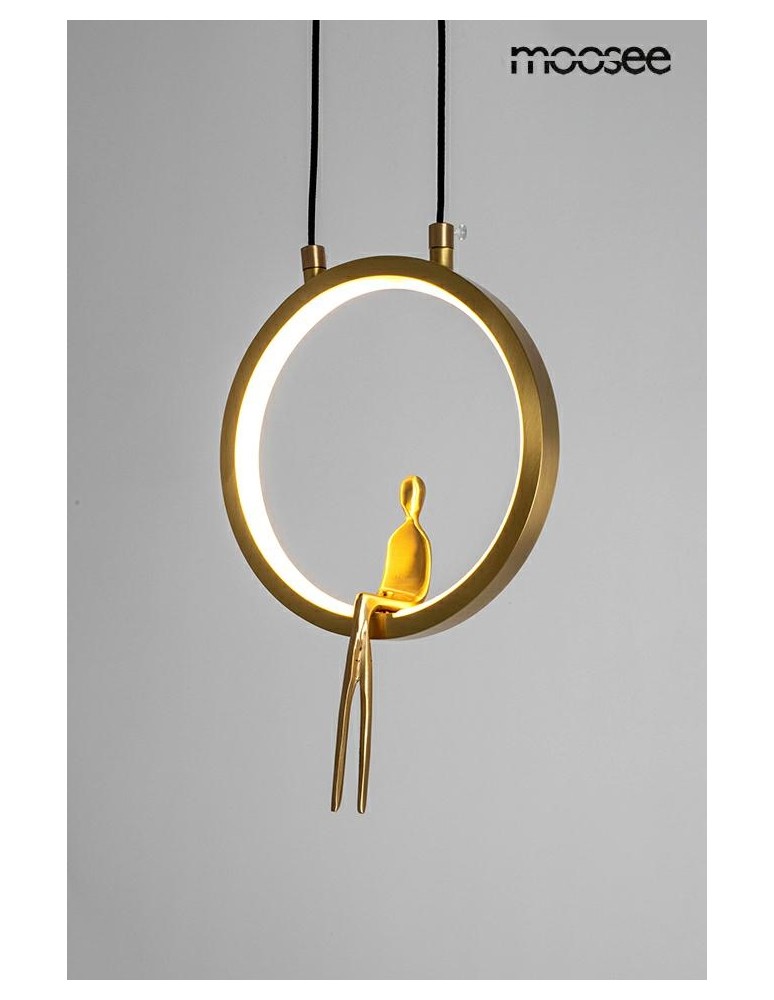 Designer pendant lamps - MOOSEE BOY CIRCLE gold pendant lamp (MSE1501100461) - product kolory-swiatla.pl 2