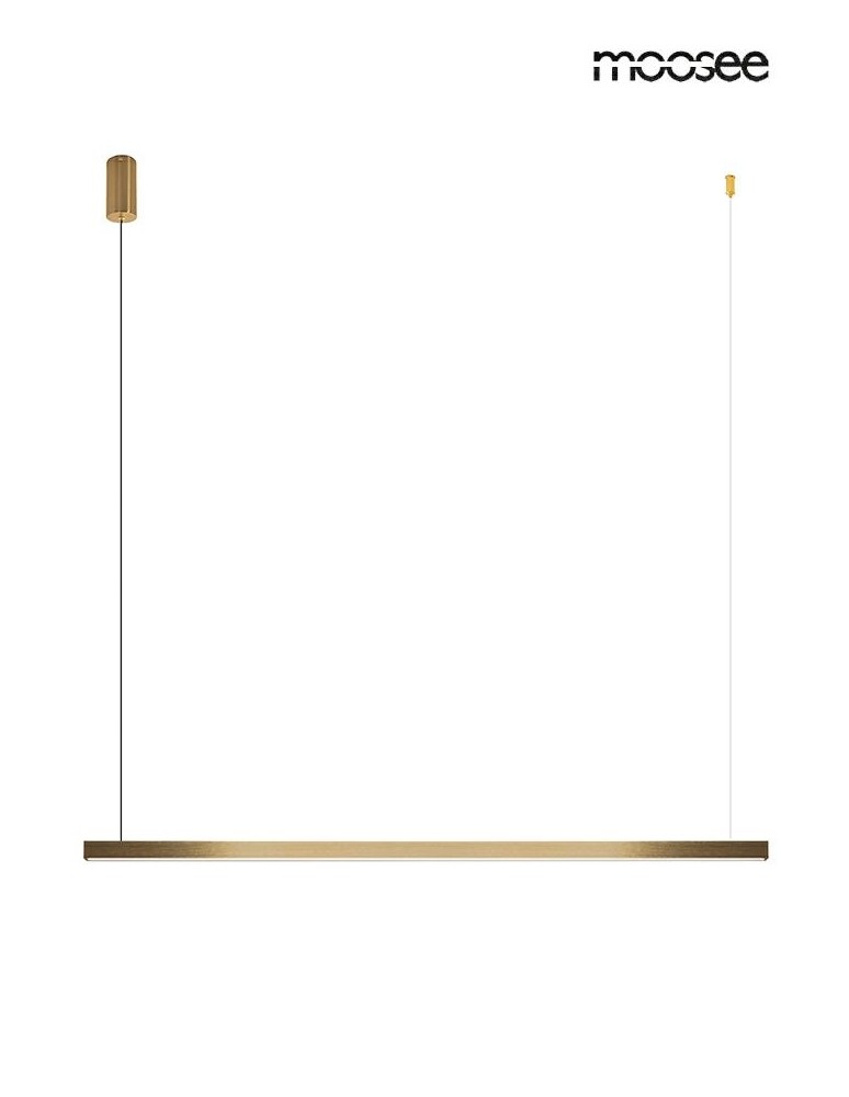 Pendant lamps over the island - MOOSEE LINUS 80 gold pendant lamp (MSE1501100422) - product kolory-swiatla.pl 1
