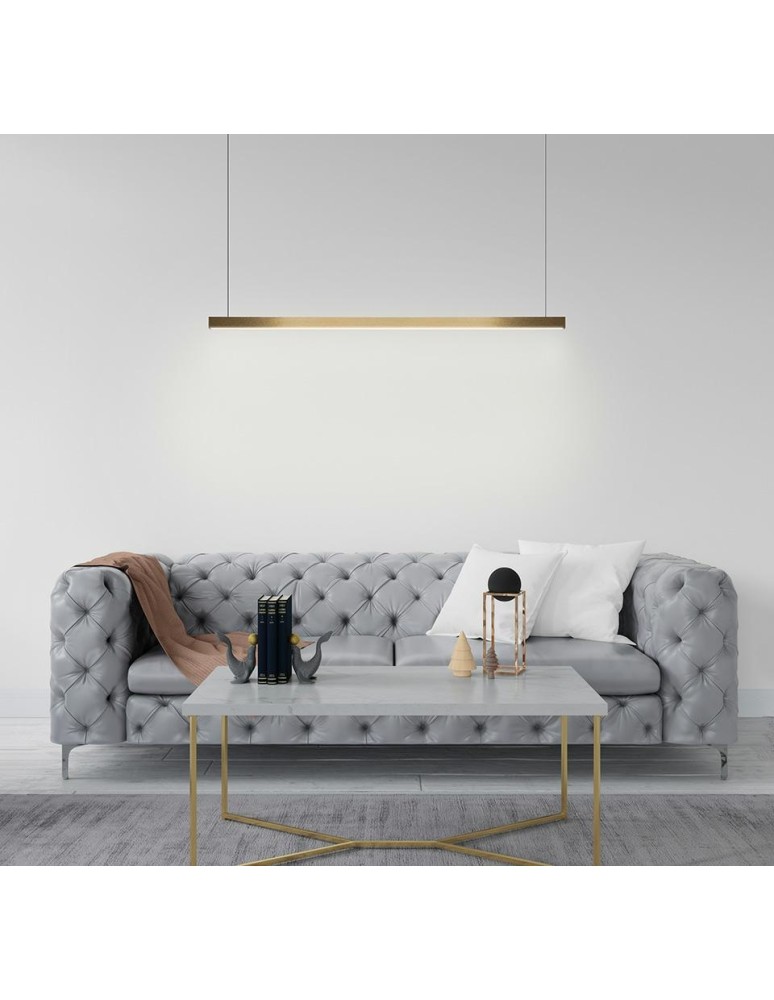 Pendant lamps over the island - MOOSEE LINUS 80 gold pendant lamp (MSE1501100422) - product kolory-swiatla.pl 3