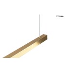 Pendant lamps over the island - MOOSEE LINUS 80 gold pendant lamp (MSE1501100422) - product 5