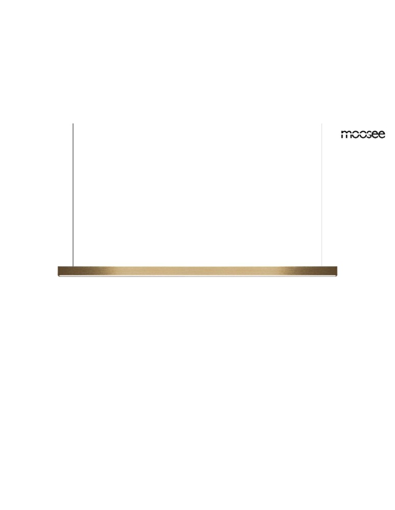 Pendant lamps over the island - MOOSEE LINUS 80 gold pendant lamp (MSE1501100422) - product kolory-swiatla.pl 10