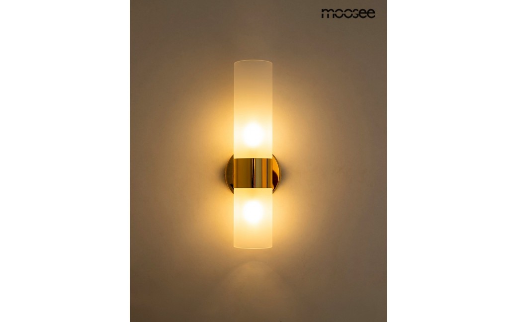 MOOSEE lampa ścienna TUBS złota (MSE1501100455)