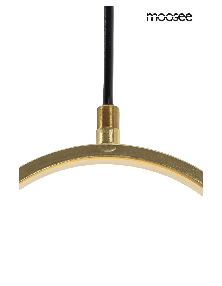Single pendant lamps - MOOSEE SPINNER 19 gold pendant lamp (MSE1501100469) - product kolory-swiatla.pl 4