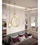 Single pendant lamps - MOOSEE SPINNER 19 gold pendant lamp (MSE1501100469) - product 8