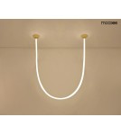 Designer pendant lamps - MOOSEE LASSO 400 Smart gold pendant lamp (MSE1501100442) - product 2