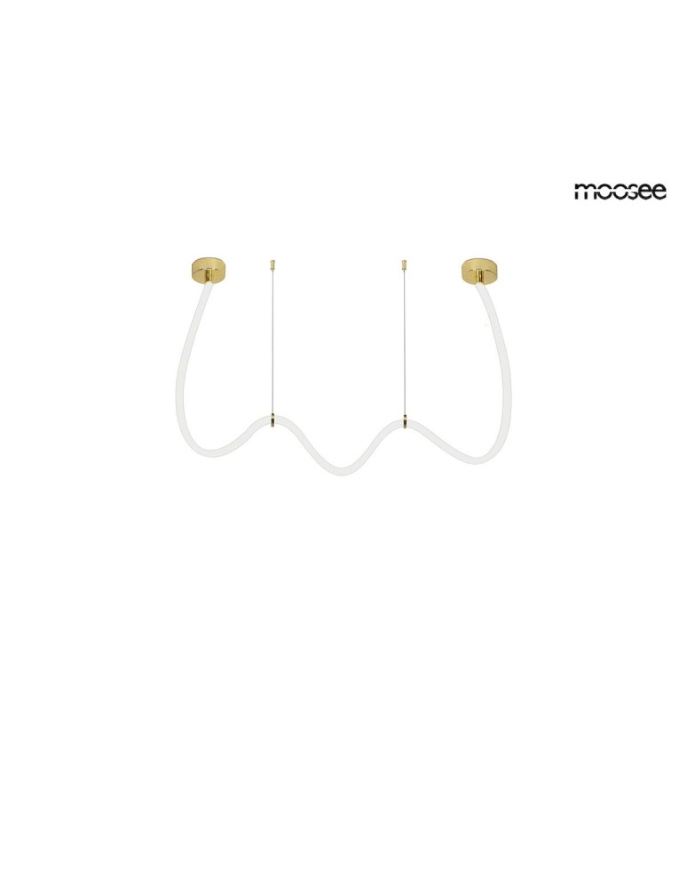 Designer pendant lamps - MOOSEE LASSO 400 Smart gold pendant lamp (MSE1501100442) - product kolory-swiatla.pl 7