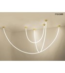 Designer pendant lamps - MOOSEE LASSO 400 Smart gold pendant lamp (MSE1501100442) - product 8