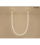 Designer pendant lamps - MOOSEE LASSO 500 Smart gold pendant lamp (MSE1501100443) - product 2