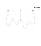 Designer pendant lamps - MOOSEE LASSO 500 Smart gold pendant lamp (MSE1501100443) - product 7