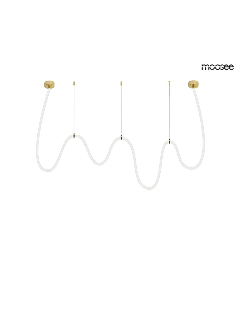 Designer pendant lamps - MOOSEE LASSO 500 Smart gold pendant lamp (MSE1501100443) - product kolory-swiatla.pl 7