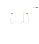 Designer pendant lamps - MOOSEE LASSO 300 Smart gold pendant lamp (MSE1501100441) - product 7