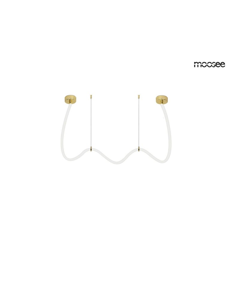 Designer pendant lamps - MOOSEE LASSO 300 Smart gold pendant lamp (MSE1501100441) - product kolory-swiatla.pl 7