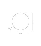 LED wall lamps -  MOOSEE SHADOW SUN 30 wall lamp - metal (MSE1501100497) - product 8