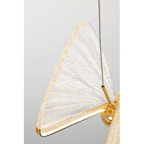 King Home Lampa wisząca BUTTERFLY DISC 5 złota (MSE1501100486)