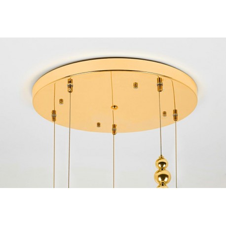 King Home Lampa wisząca BUTTERFLY DISC 5 złota (MSE1501100486)