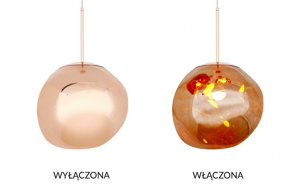 King Home MOOSEE lampa wisząca FUSION 30 miedziana - akryl (MSE1501100424)