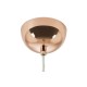 King Home MOOSEE lampa wisząca FUSION 30 miedziana - akryl (MSE1501100424)