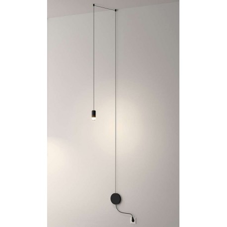 King Home Lampa ścienna FLUSSO WALL czarna (MSE1501100474)