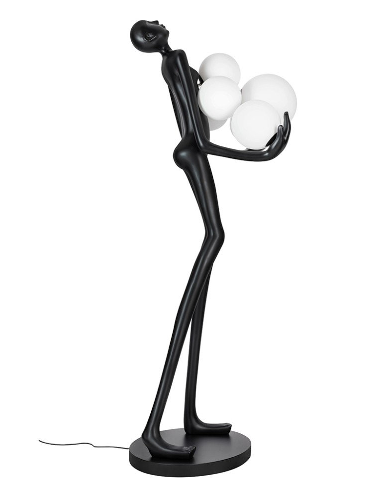 Designer floor lamps - King Home MOOSEE floor lamp HUMAN PREMIUM - fiberglass, glass (MSE1501100339) - product kolory-swiatla.pl 4