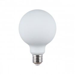 Italux E27 9W 3000K G95 MILKY Żarówka LED 1xE27 8W 690 lm 3000K (Ciepła biel) Biały opalowy 5214-G95-DIM-MILKY-3K