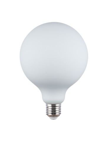 Italux E27 9W 3000K G125 MILKY LED bulb 1xE27 8W 690 lm 3000K (Warm white) opal white 5214-G125-DIM-MILKY-3K